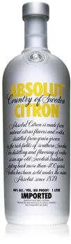VODKA ABSOLUT CITRON 70CL 40°