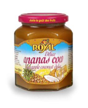 CONFIT ANANAS COCO 330G X12